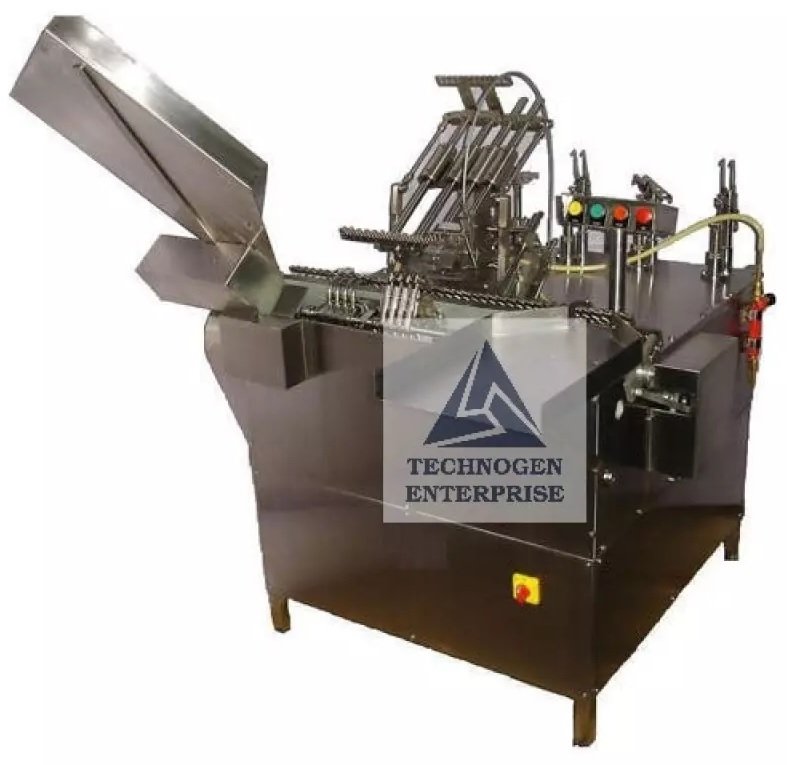 Ampoule Filling and Sealing Machine Manufacturer India Automatic Ampoule Filling and Sealing Machine with Multi Head Filling and Draw Jaw Sealing