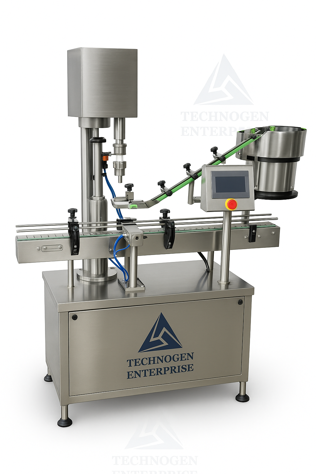 Automatic Servo Torque Screw Capping Machine Manufacturer India Automatic Single Head Servo Torque Screw Capping Machine with Pneumatic Jaw Head