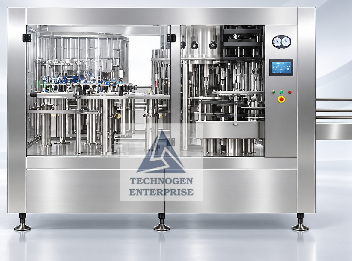 Automatic Glass RFC Isobaric Carbonated Beverage Filling Machine | Technogen Enterprise Automatic Glass RFC Isobaric Carbonated Beverage Filling Machine – Technogen Enterprise industrial machinery