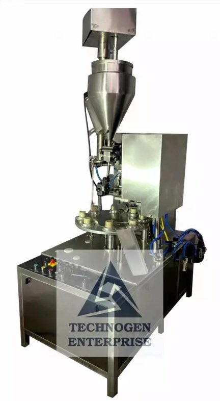 Semi Automatic Tube Filling and Sealing Machine Manufacturer India Semi Automatic Tube Filling and Sealing Machine for Cream Ointment and Paste Tubes