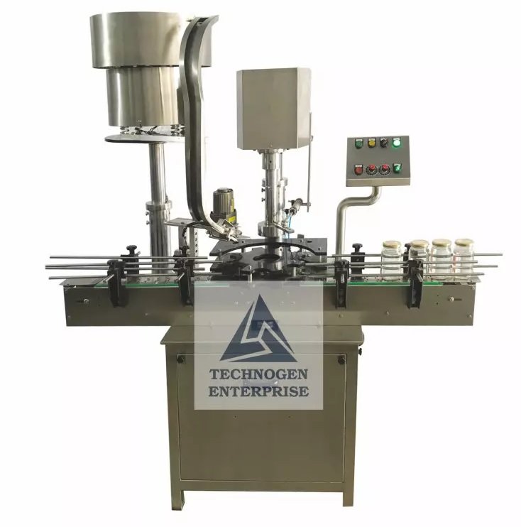 Lug Capping Machines | Technogen Enterprise Single head lug capping machine by Technogen Enterprise