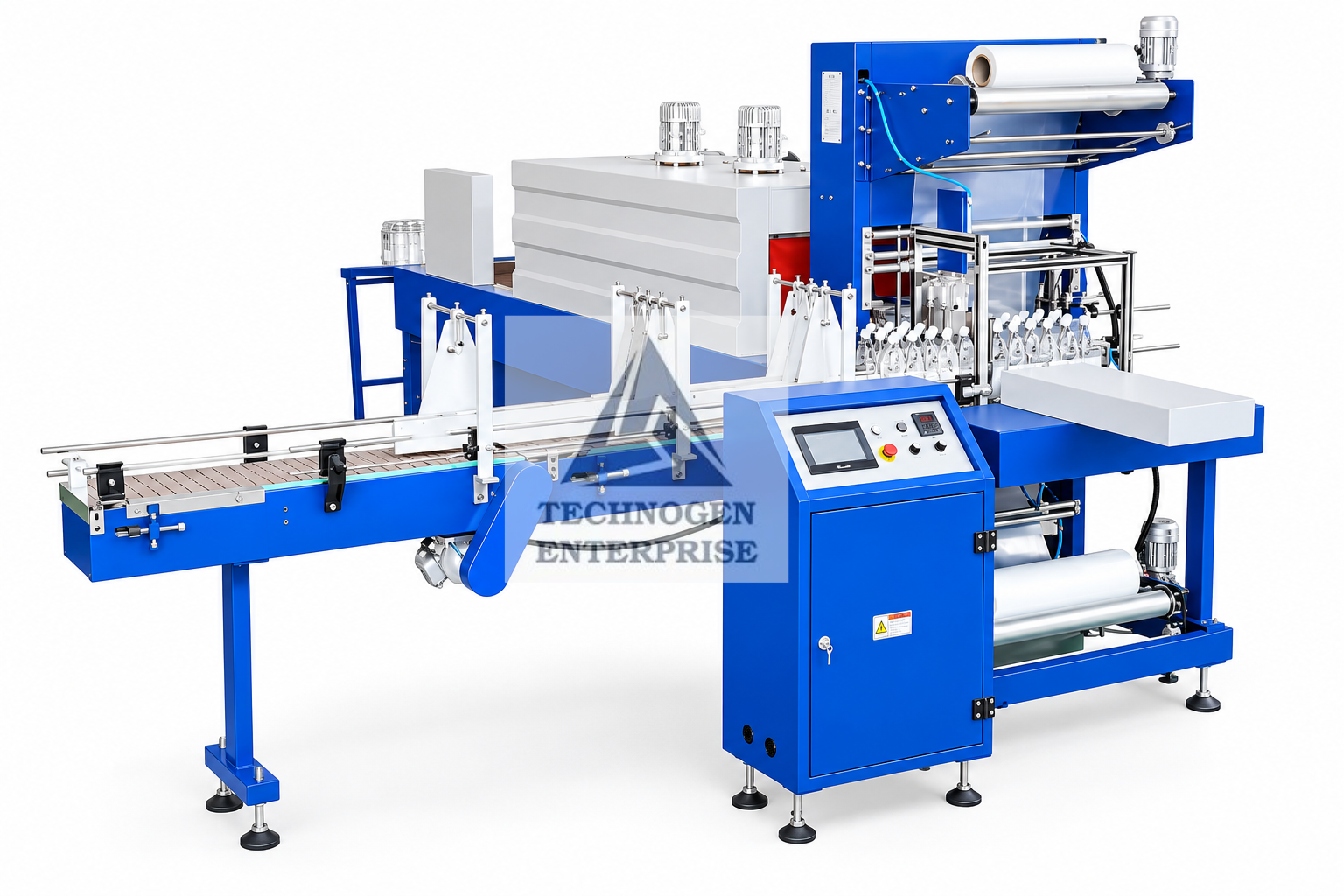 Automatic shrink wrapping machine by Technogen Enterprise