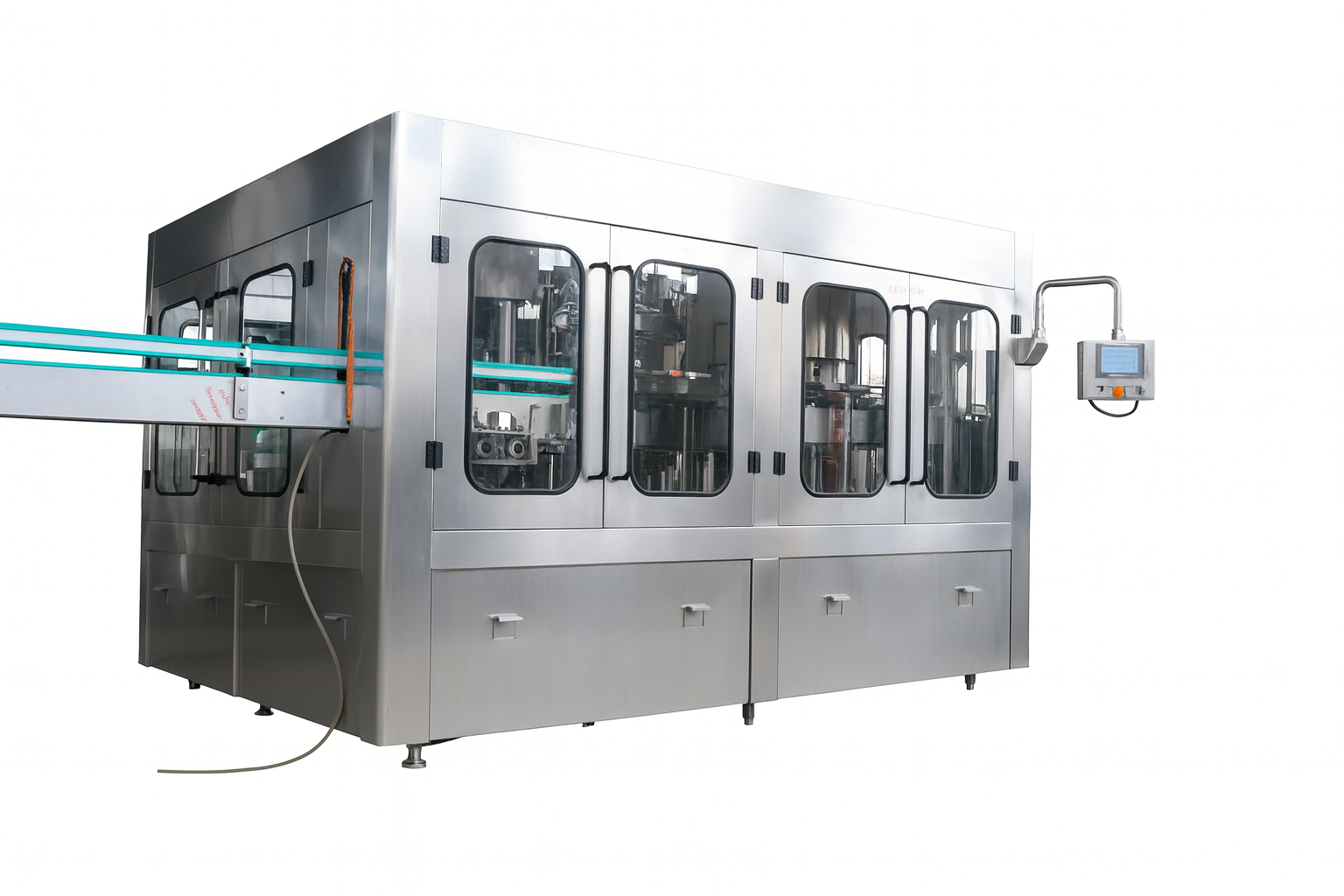 Automatic RFC isobaric carbonated beverage filling machine glaSS bottle by Technogen Enterprise